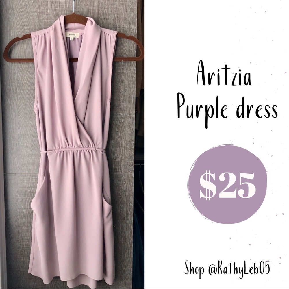 Purple Aritzia Dress